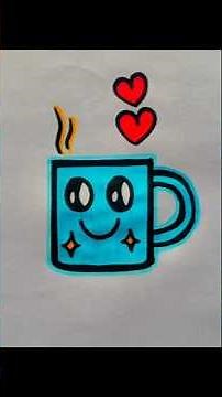 Cup Drawing Tutorial | Easy & Aesthetic Cup Sketch | Simple Cup Art Step by Step