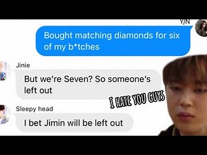 BTS Texts - Y/N’s 7 rings lyric prank