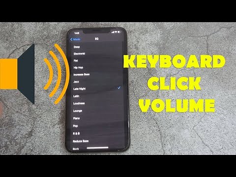 How to Increase Keyboard Click Volume Apple iPhone | Make Keyboard Clicks Louder iPhone