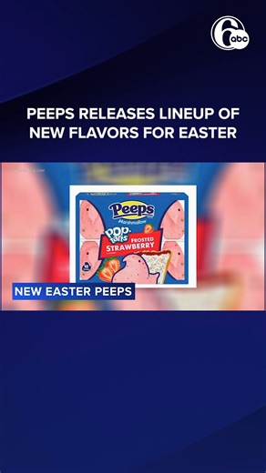 6abc on Instagram: "Easter is about to get a whole lot sweeter, with a trio of new Peeps flavors coming to stores."