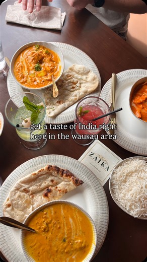 We've all been waiting for this one!! Born out of passion, Zaika Gourmet India brings rich flavors & warmth to the Wausau area. Learn all about traditional dishes from different parts of the country, marvel at the hand-picked decor that came straight from India, and of course, savor all the delicious food that Zaika specially prepares just for you!! Our team had the best time here and we love having more diverse flavors in our community 💓 A big thank you to Zaika & their wonderful team for givi