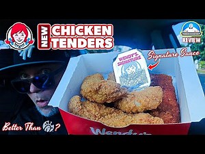 Wendy's® NEW Chicken Tenders Review! 🐔 | Better Than Chick Fil-A®? | theendorsement