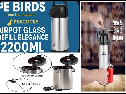 PE BIRDS from the House of Peacocks – AIRPOT Glass Refill Elegance 2200Milliliters..