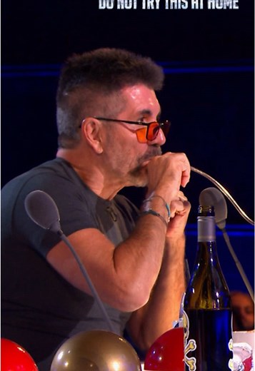Simon Cowell's Hilarious Drinking Technique on BGT