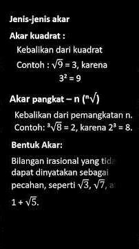 Akar #maths