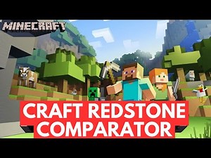 How to Craft Redstone Comparator on Minecraft 2024 | Minecraft Tutorial