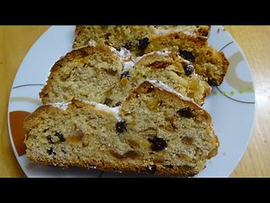 German Christmas bread (Stollen) Recipe || Weihnachts Stollen