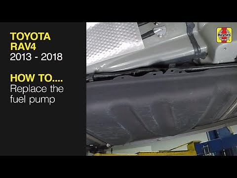 How to Replace the fuel pump on the Toyota RAV4 2013 to 2018
