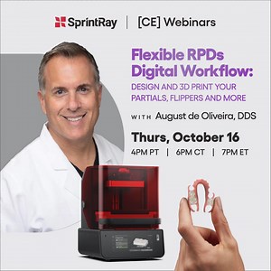 6.6K views · 166 reactions | Boosting ROI has never been easier—join our CE webinar October 16 for an innovative look into streamlining the entire flexible denture to delivery process. | SprintRay | Facebook