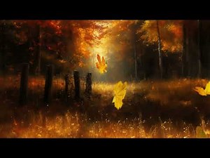 Autumn Leaves Screensaver with Relaxing Fall Classical Music Vibes | Soothing Animated TV Art