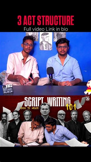 3 act structure!! #shortfilm #motivation #ayan #cinemapodcast #creativewriting #director