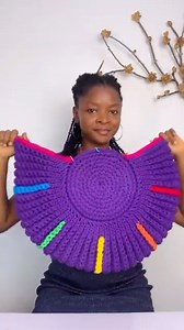 1.5K views · 1.8K reactions | Purple + Rainbow Custom crochet bag in progress for a lovely client, I love what I do臨 Tell me, what other color mix would you like to see? Hookedbylade loooves to play! Dm for custom color combination, specially handmade with love | Hookedbylade | Facebook