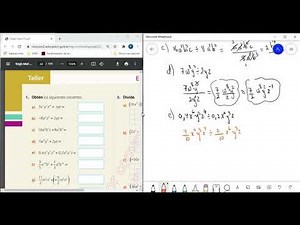 Taller pág.136 y 137 División de monomios y polinomios #Noveno_EGB #EAES #Álgebra_y_funciones