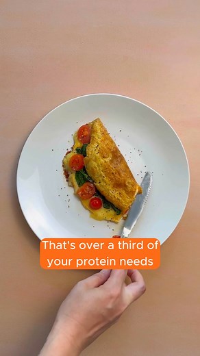 Need some Sunday morning breakfast inspiration? 😎 You could choose toast with butter and jam… or for the same calories you could have a delicious Mediterranean Omelette 🍳 It not only tastes better, you’ll also get over a third of your daily protein intake that will keep you feeling full all morning. With just 15 minutes of effort, omelettes are a great way to use up your leftovers for a budget-friendly café style breakfast ☕ Click the link below for a delicious omelette #recipe that will be su