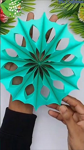 3D Snowflake Craft for Beginners Full Process