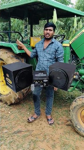 🔊 sound system set-up || tractor sound wiring system fitting || #telugucreations