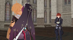 Aether and Rosaria makes out while Diluc Watches | Genshin Impact