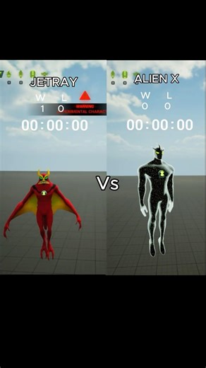 ALIEN X VS JETRAY #ben10 #alienbattle #ben10game