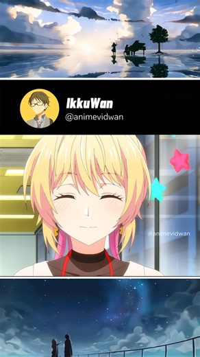 Birthday present🤗 [ My Awkward Senpai ] #anime #shorts