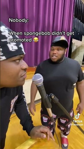 When SpongeBob didn’t get promoted 😂