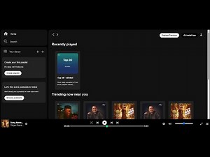 🔥 Spotify Clone Using Only HTML & CSS | Full Project Tutorial 🎵