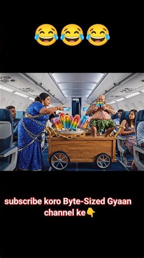 “Chondali Khala Flying Tractor in the Sky!😂#funnyshorts #veo3 #aishortfilm #comedy