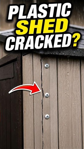 Cracked Plastic Shed Leaking? This Keter Fix May Save It 😅