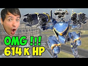 614,000 HP New Mk2 Maxed Falcon OMG! War Robots 4.3 Gameplay WR