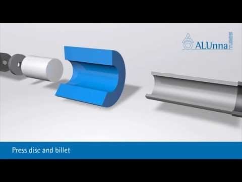 Estrusione indiretta di tubi in Alluminio