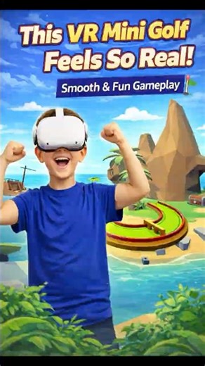 This VR Mini Golf Game Feels So Real! ⛳ Smooth & Fun Gameplay