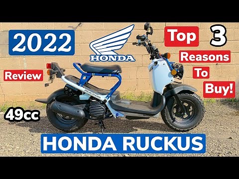 2022 Honda Ruckus (review) 500 mile 49cc Honda Ruckus
