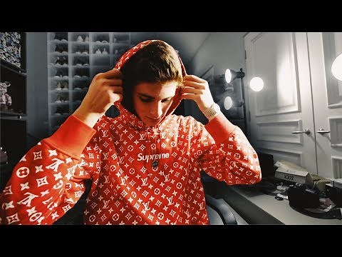 I GOT THE SUPREME LOUIS VUITTON BOX LOGO HOODIE!! $$$