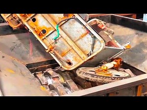 Shredder vs Vehicle Metal Body! 100 things in extreme metal shredder