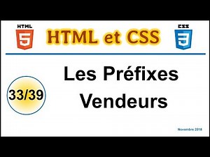 Les Préfixes vendeurs en CSS [CHTS33]
