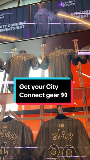 Get all your City Connect gear at the Citi Field team store 👀🛍️ #cityconnect #nyc #newyorkcity #iyknyyk #shop #merch #jerseys #mets #newyorkmets #mlb #mlbtiktok