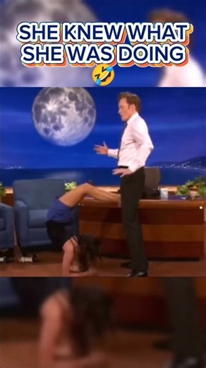 Twilight ​Nina Dobrev joins Conan O'Brien for a Hilarious Late-Night Teach Him Yoga 2012