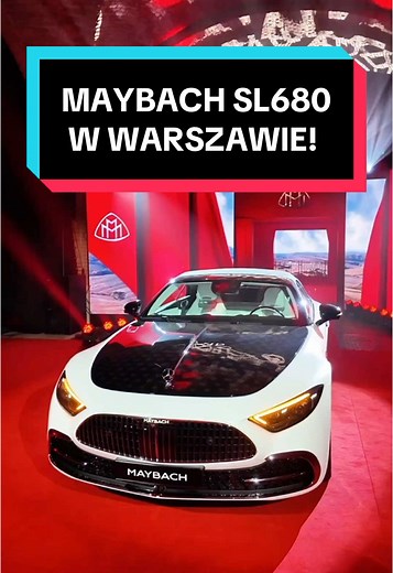 Najbardziej luksusowy maybach SL680 w Warszawie