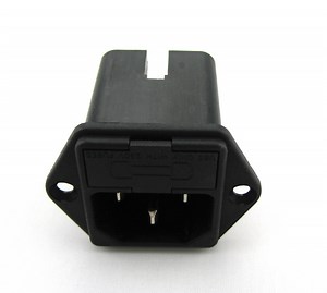 [Hot Item] 0717-2-Cq Screw Fixed EU Market IEC Socket C14 Power Entry Module
