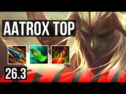 AATROX vs K'SANTE (TOP) | Good KDA: 10/1/8, Grasp Of The Undying, 39K damage | KR Master | 26.3