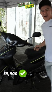 Motor na swak sa budget, swak sa bulsa—ang Euromotor Peak 110! Sa halagang 39,000 pesos cash o 3,500 downpayment, may brand new motorcycle ka na! Available Colors: • MATTE RED • SWORD GREY • DARK PETROL • MAAXSI SIGNATURE Special Features: • All Led Light • USB Charging Port • Euro 3 Clean Emission Freebies: ✅ Basic tool ✅ FREE half-faced makoto helmet ✅ TPL Insurance ✅ 1-Year Warranty ✅ 3 Years LTO Registration Kay Euromotor abot-kamay ang pangarap mo—malakas, matibay, pang matagalan at abot-ka