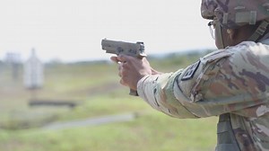 U.S. Army Reserves Conduct M-17 Qualification Range
