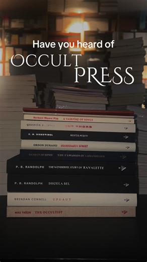 Introducing Occult Press! They make limited edition, aesthetically pleasing books of occult fiction and non-fiction. They have hard covers, paperbacks and chapbooks. If your into all things spooky, you’ll LOVE Occult Press (and their sister presses: Snuggly Books and Purple Bearded Uncle, who we also sell). 🦇🕯️🕰️ #booktok #occult #wicca #online #bookstore