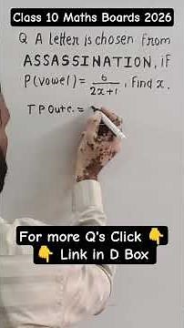 Q 30 Class 10 Maths Important Questions 2026 | Board Exam Preparation | Board examination 2026