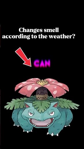 Venusaur’s Weather-Sensing Flower Is AMAZING! 😱🌼 #PokemonFacts