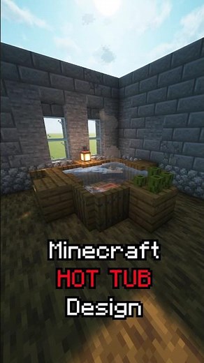 #minecraft Hot tub #design