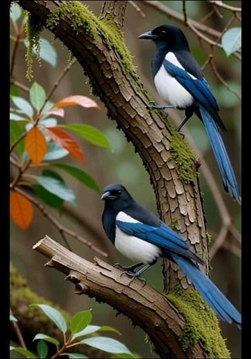 Beautiful Magpies in Nature।