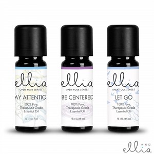 美國 ELLIA 伊莉亞 內部平衡精油三入組-10ml (專注/焦點/釋放) | 香氛機/水氧機/加濕器 | Yahoo購物中心