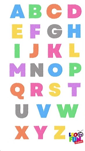 Aprende el Abecedario en Inglés Fácil y Rápido ABC Phonics for Kids #Shorts