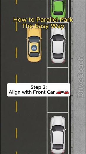 🅿️ Parallel Parking Made Simple 🚗 Easy Steps for a Clean Confident Park | DriveCoach