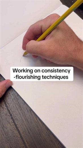 Flourishing techniques #lettering #calligraphy #cursive #fyp #handwriting